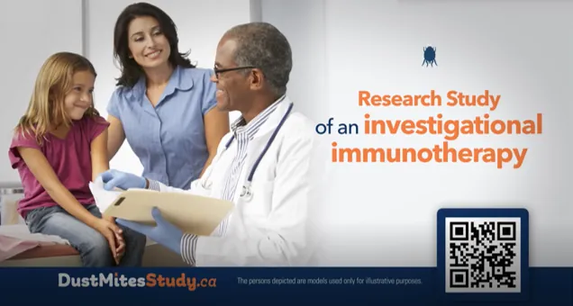 DustMitesStudy.ca TV spot