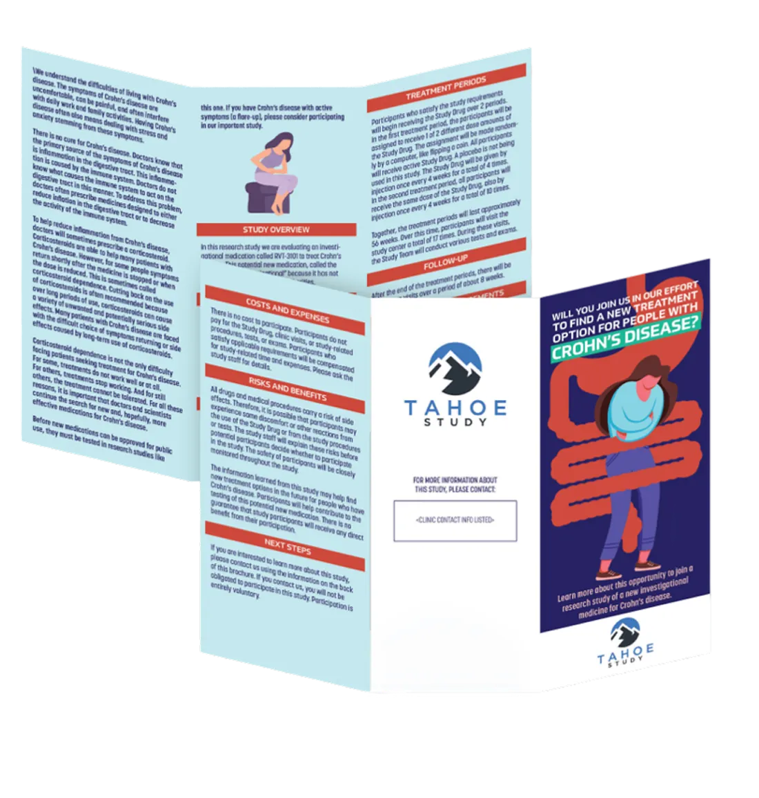 Tahoe Study tri-fold brochure